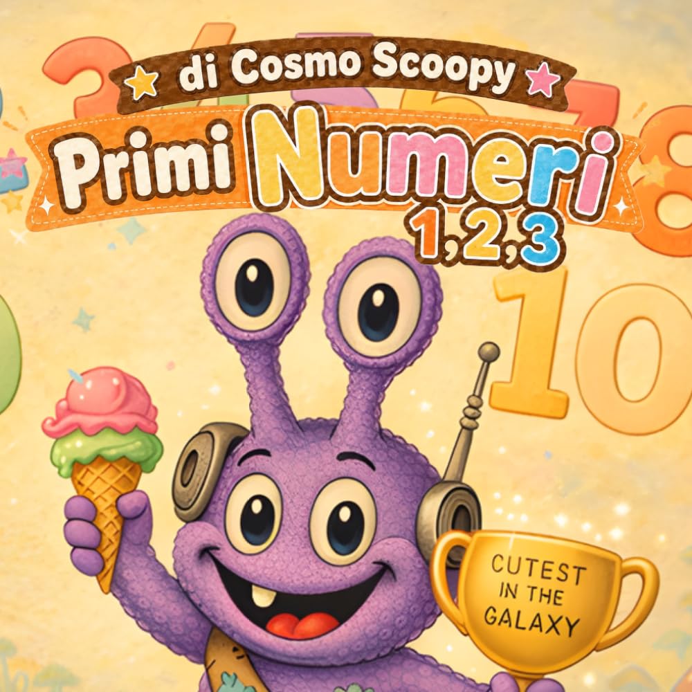 I Primi Numeri di Cosmo Scoopy 1,2,3: Contare, Ricalcare e Imparare i Numeri da 1 a 10 con Cosmo Scoopy (cosmo-scoopy (edizione italiana))