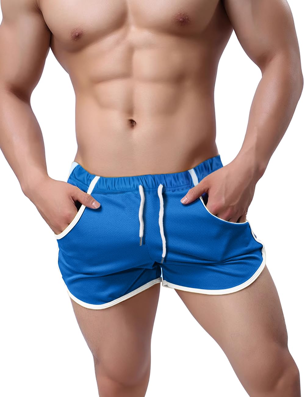 GYMAPE Men's Mesh Athletic Shorts for Workout Running Quick Dry Lightweight