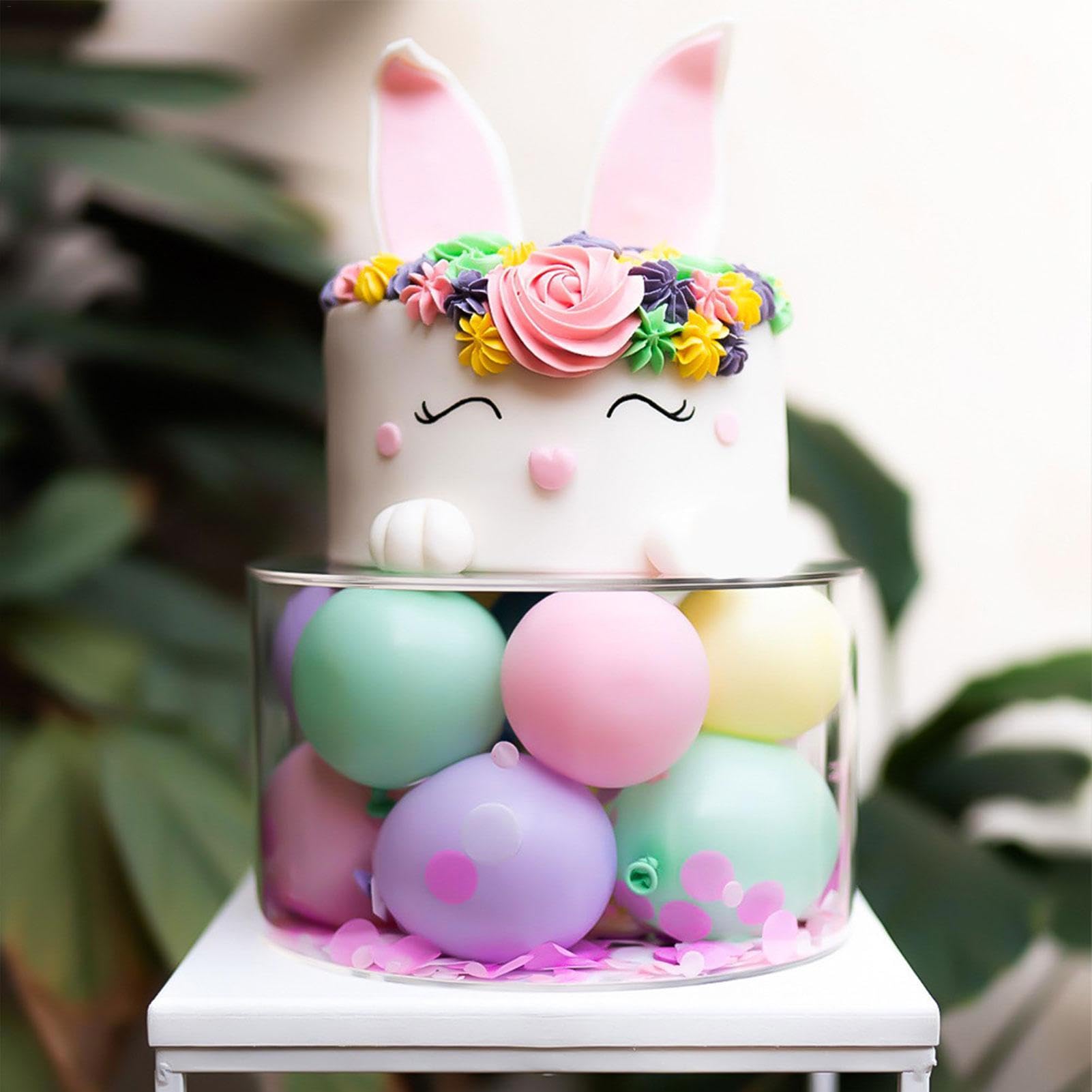 Generisch Acryl-Kuchenscheibe, Transparente, Befüllbare Tortenständer Aus Acryl, Kuchen-Dessert-Bäckerei-Display-Halter, Kuchen-Box, Pizza-Ständer Für Die Küche Zu Hause