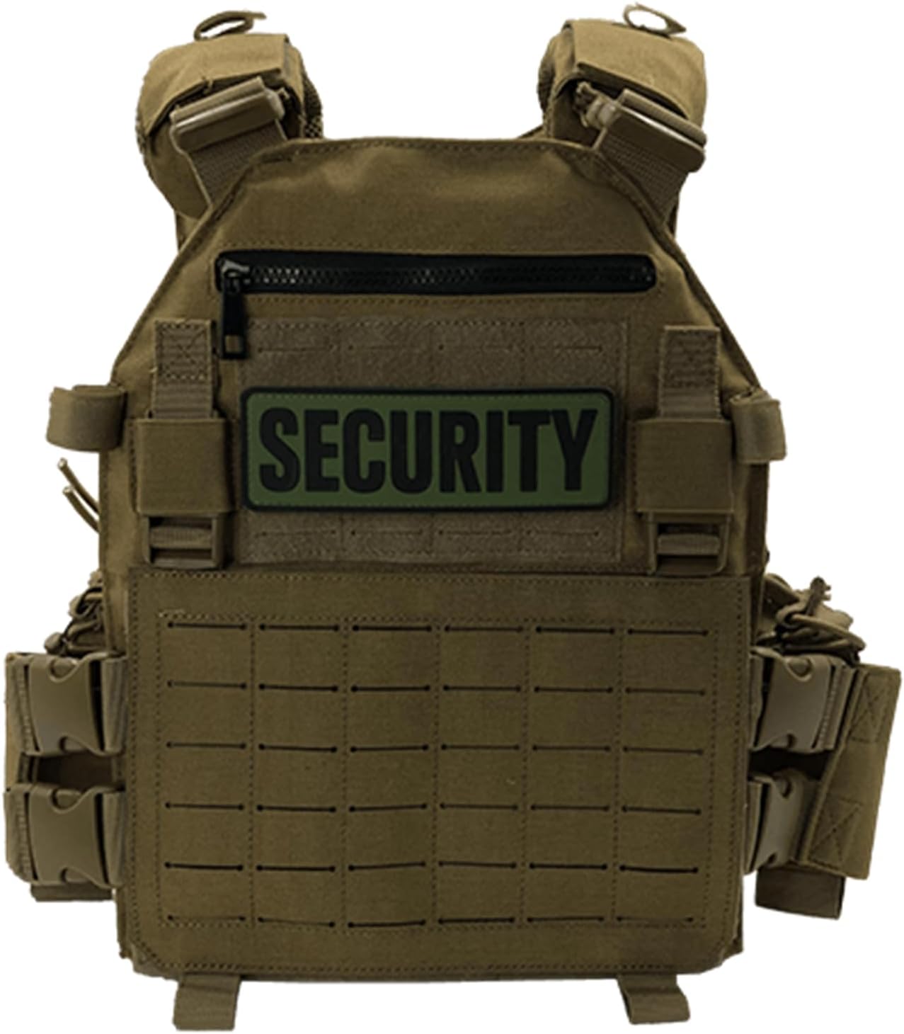 3Pcs PVC Security Patch with Hook Fastener Back for Hats Caps Vests Jackets Bags Backpacks (3 Pack, 1Pcs 4" x 1.4", 1Pcs 6" x 2", and 1Pcs 8.5" x 3")