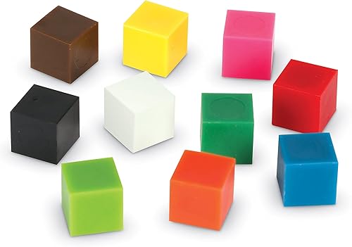 Miniatura 3 de Learning Resources Cubos de centímetro, juguete para contar/clasificar, colores surtidos, cubos de matemáticas, cubos de aprendizaje para niños,