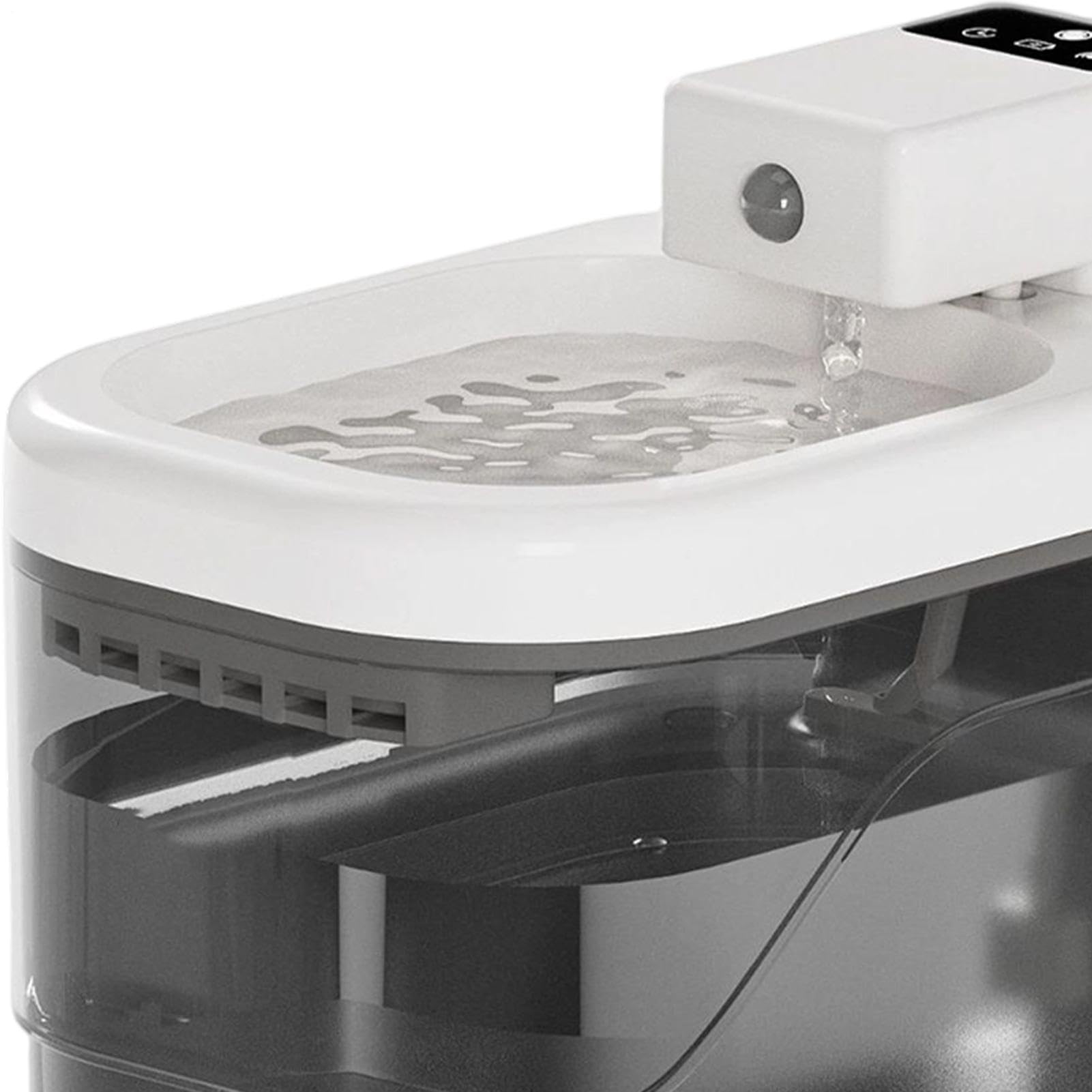 Fontana Animali Domestici Senza Fili Distributore D'Acqua Per Animali Con | Fontana Con Sensore Intelligente Adatto a Interni, Casa, Soggiorno, Cortile, Patio, Vacanza,