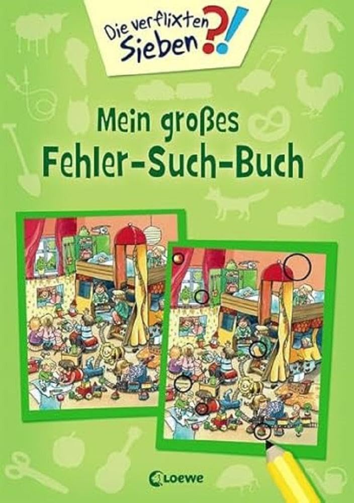 Die verflixten Sieben - Mein großes Fehler-Such-Buch: Band 1