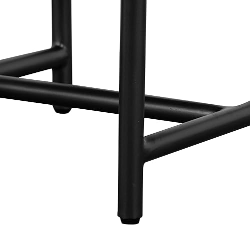 Miniatura 8 de Cusco - Mesita de noche rústica de acacia, 20 pulgadas de ancho, antigua