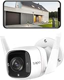 TP-Link 2K Security Camera Outdoor Wired, IP66 Weatherproof, Motion/Person Detection, Built-in Siren w/Night Vision, Cloud/SD Card Storage, 2-Way Audio, Works w/Alexa & Google Home C310