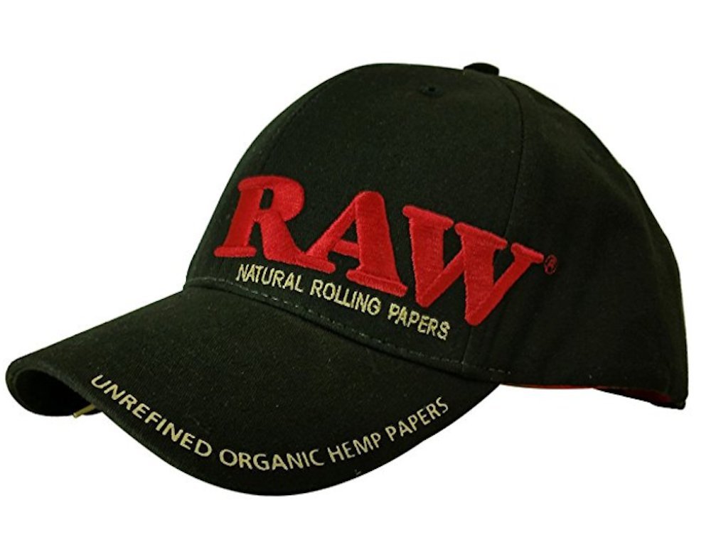 Raw Rolling Paper Hat Black