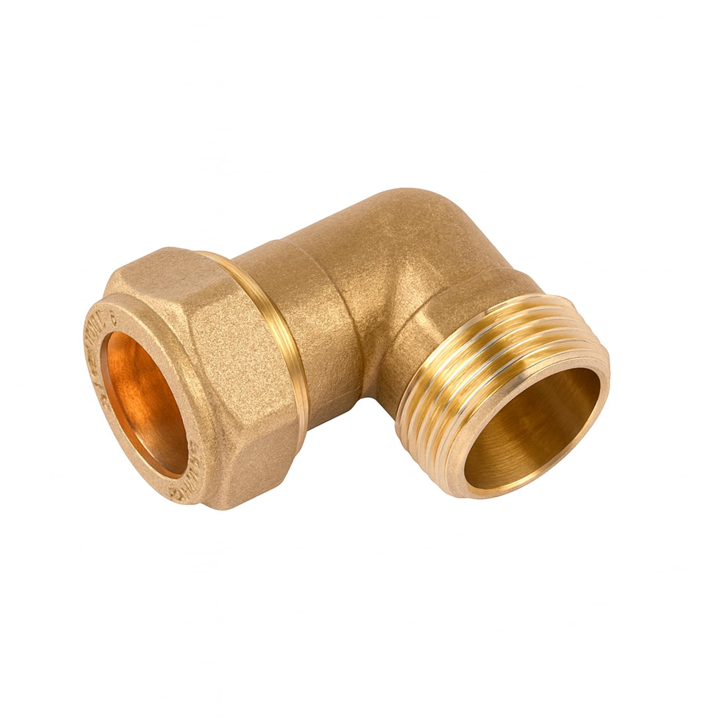 Raccord à compression coudé laiton 28mm pour rénover le chauffage de maison