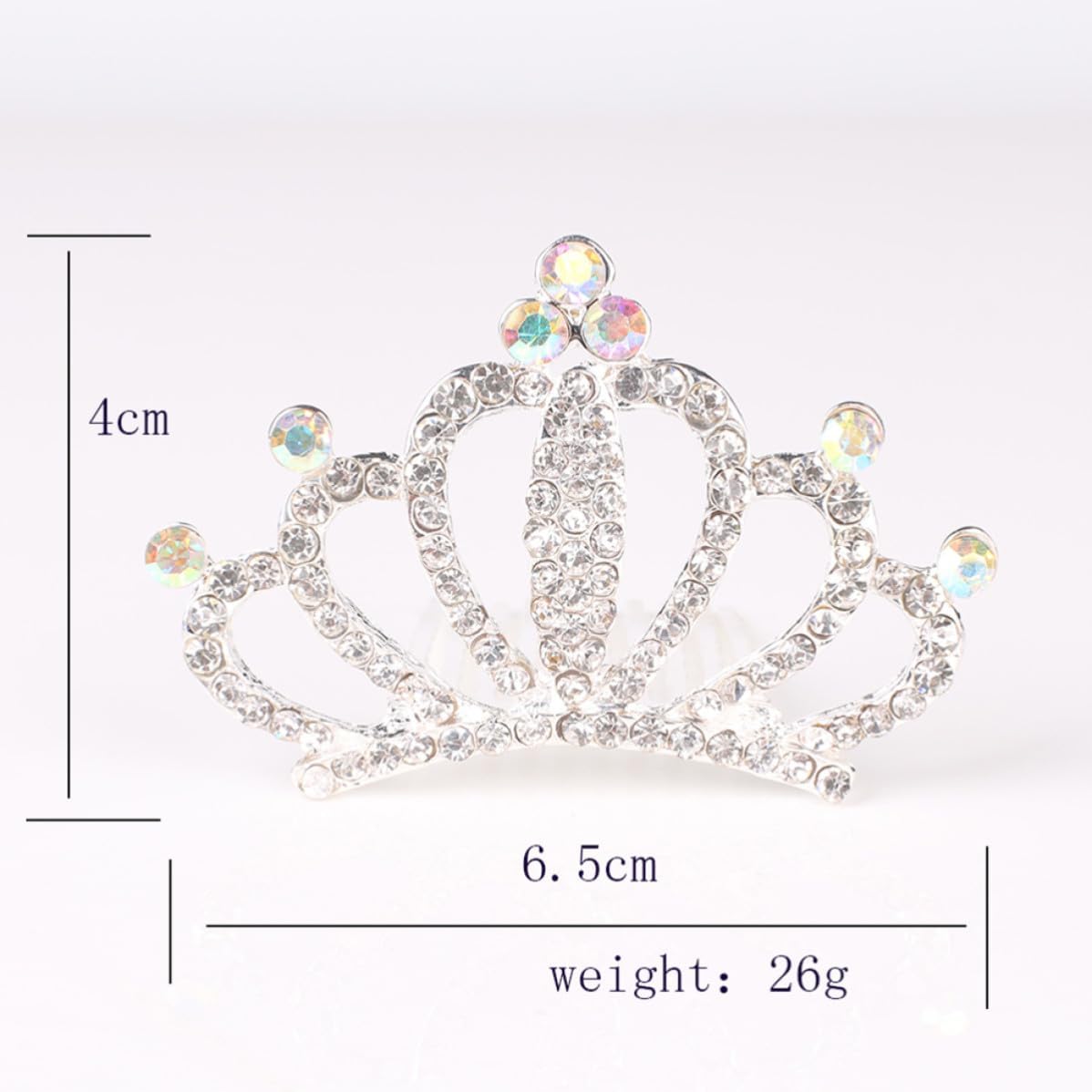 Crown Hair Jewelry Headband for Parties Rhinestone Performance image 2