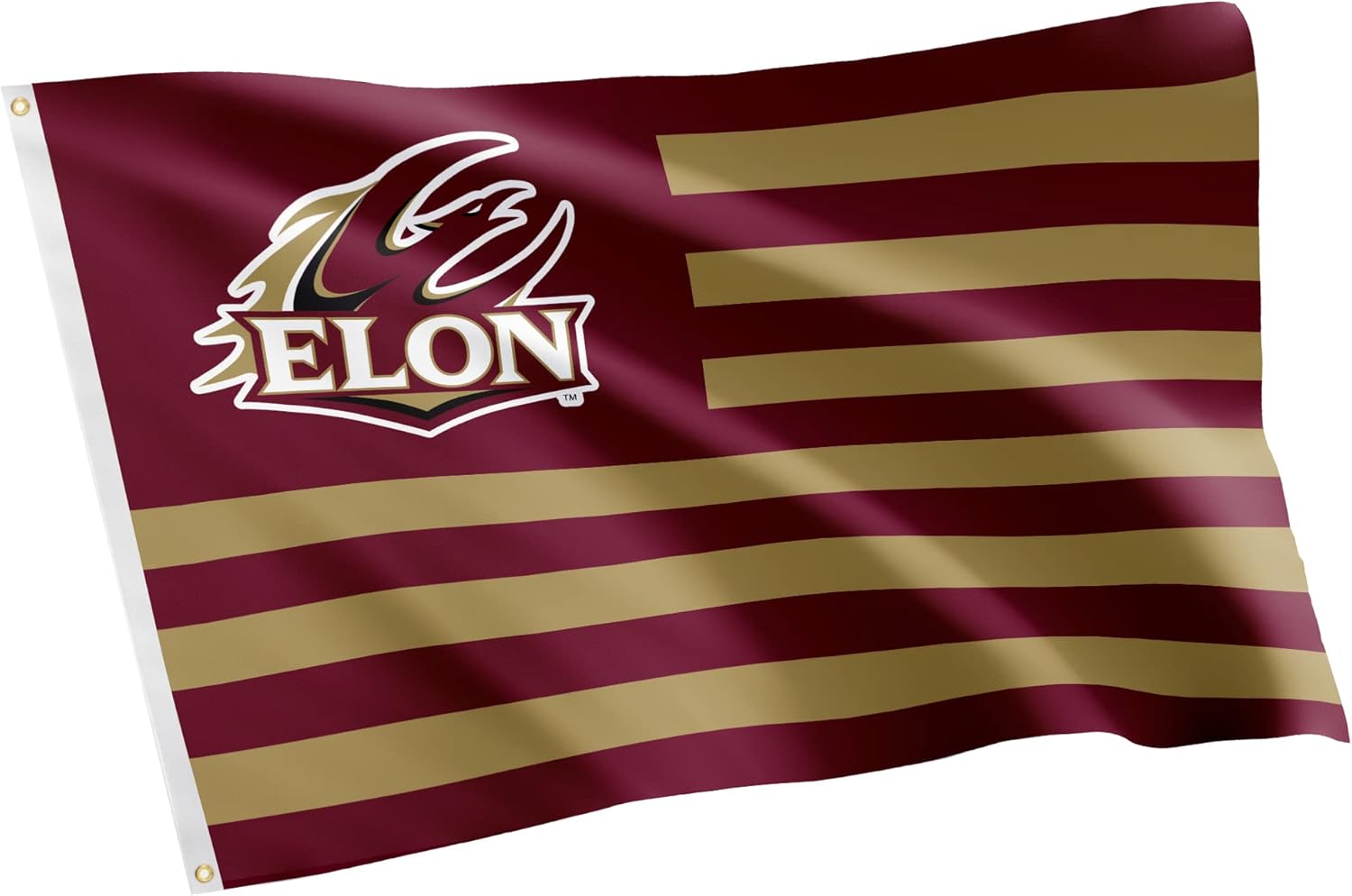 Desert Cactus Elon University Indoor and Outdoor 100% Polyester University Flag Banner, 3x5 Feet Phoenix (Nation)