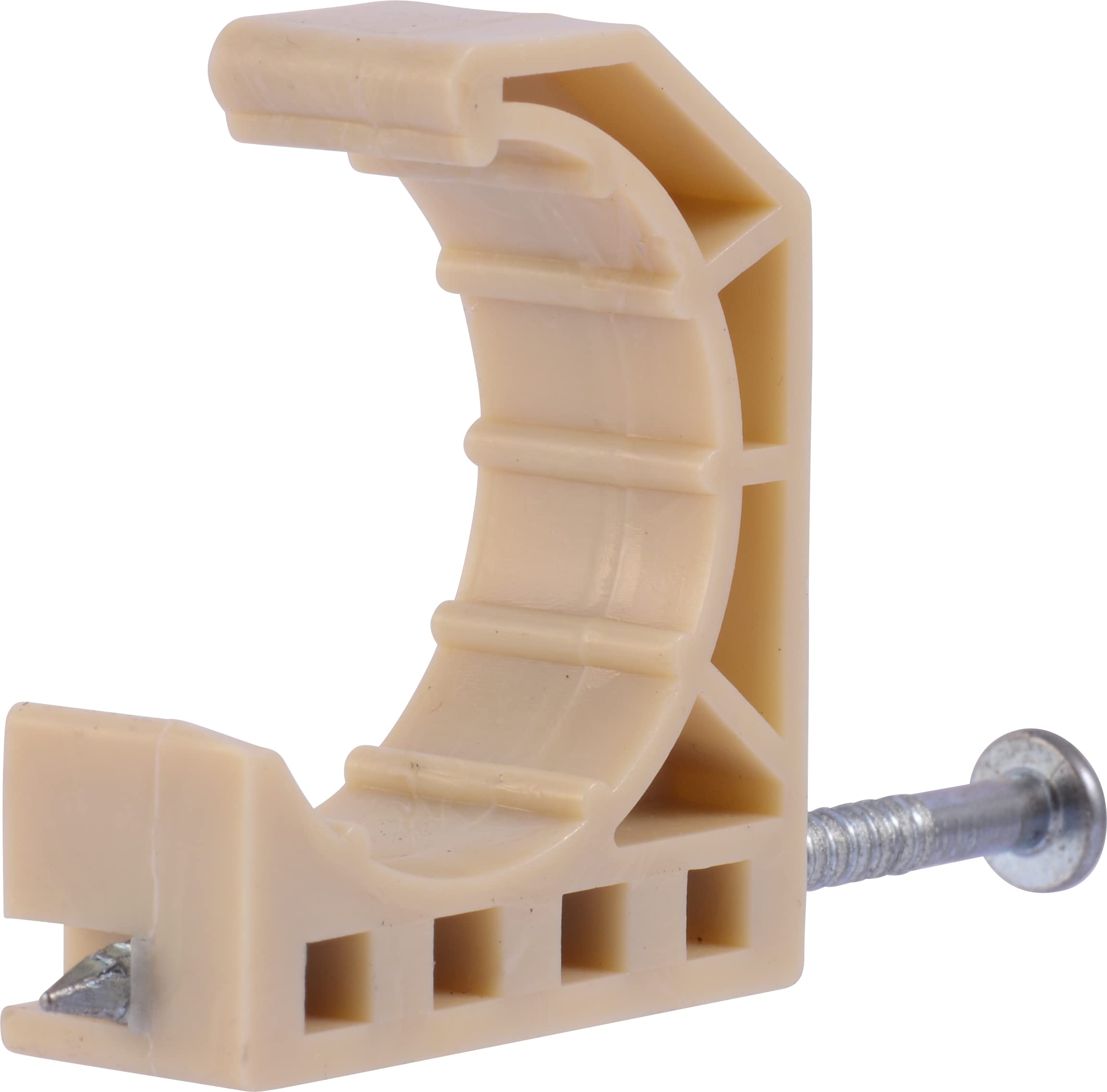 HoldRite 1 Inch Half S-Nail Clamp, 10 Pack, Pipe Support, PEX, Copper, CPVC, 193Z10