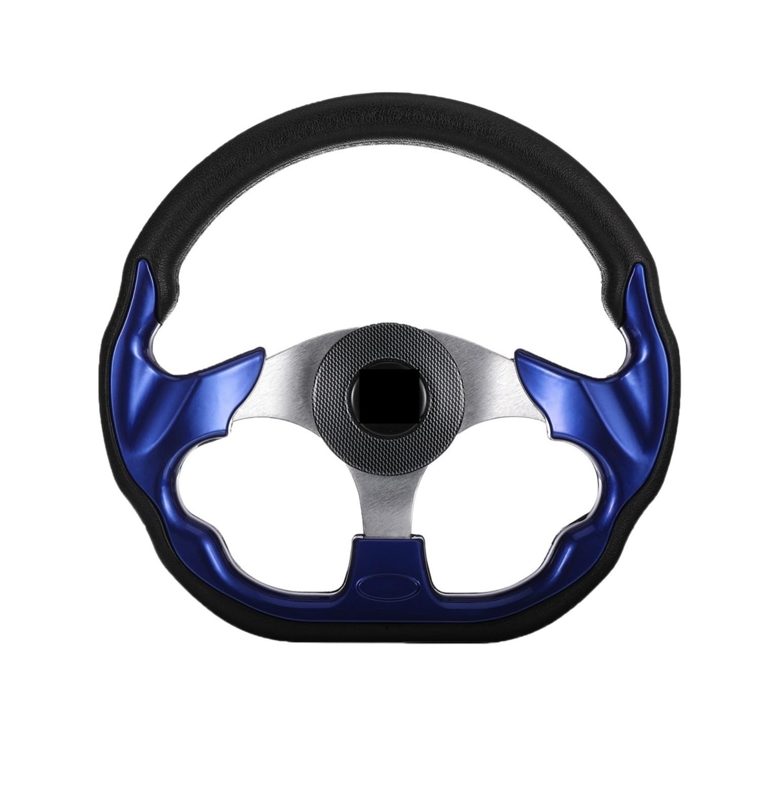 ZGYDNM Ship steering wheel Boat Steering Wheel Alloy Universal PU Foam Non-directional 3 Spokes 3 4-inch Shaft Helm Outdoor Sailboat Hardware Comfortable, TYPE1