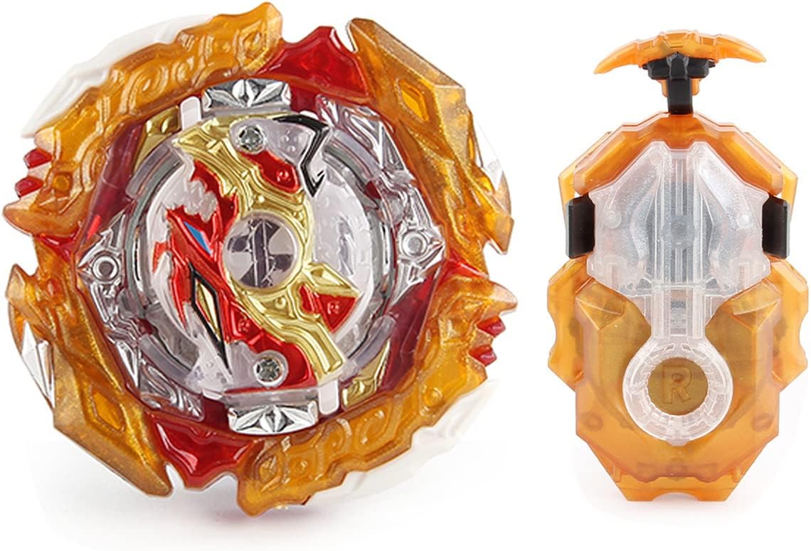 Battling Tops Burst B-205 Spriggan Ultimate Valkryrie BU Booster with Right/Left Spin Bey Blades Launcher, Gaming Top Spinning Toy Gift for Boys (B-205)