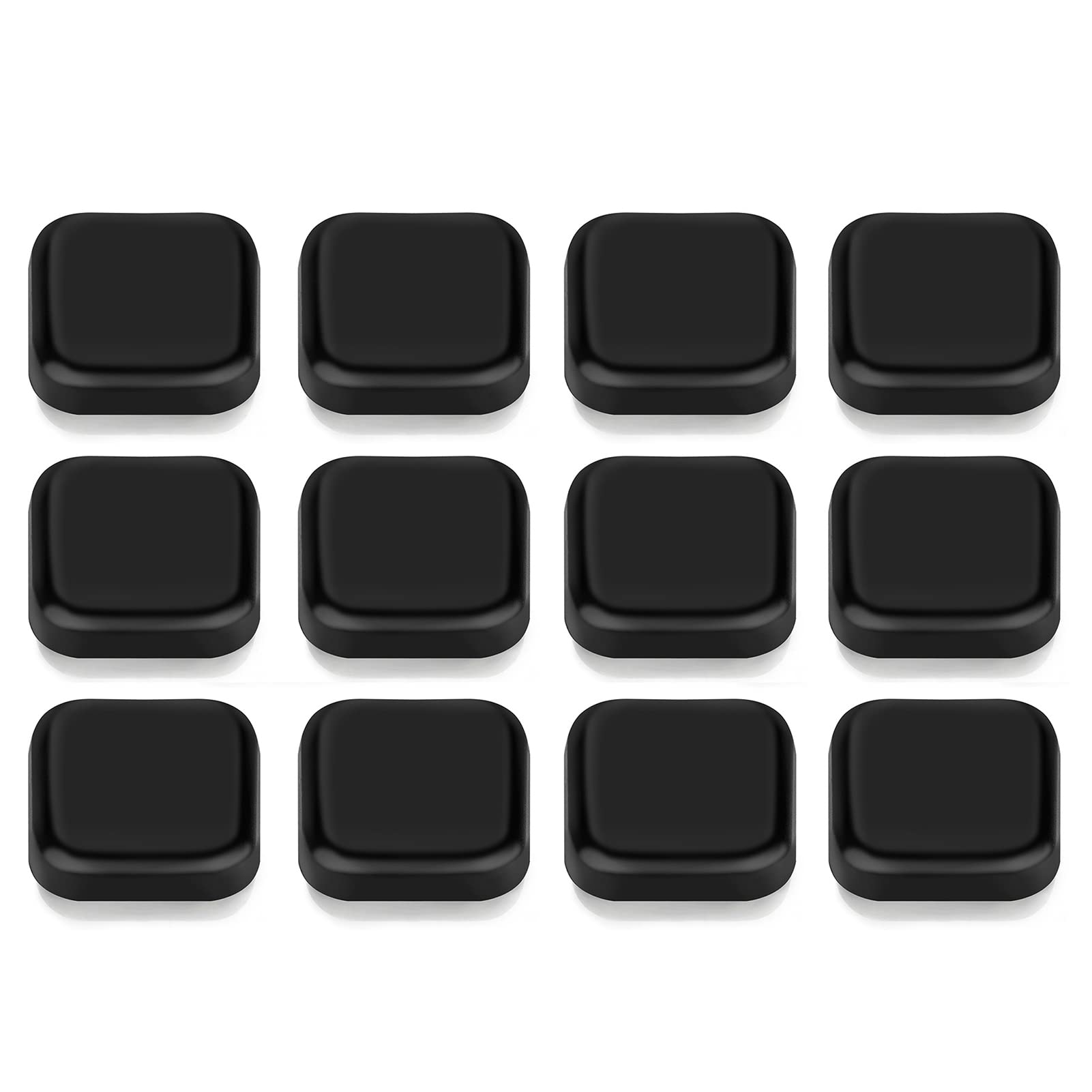 Tope De Puerta Tope De Cuña for Puerta, Protectores De Pared Cuadrados Negros De Perillas De Puerta, Protector De Pared De Topes De Puerta De Silicona, Protectores De Pared De Parachoques De Puerta Pr
