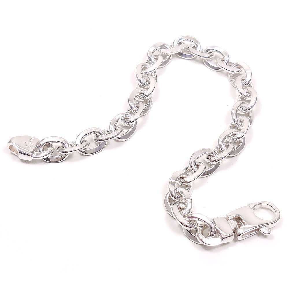 Amazon | [サツルノ] ブレスレット メンズ シルバー925 7mm 太アズキ