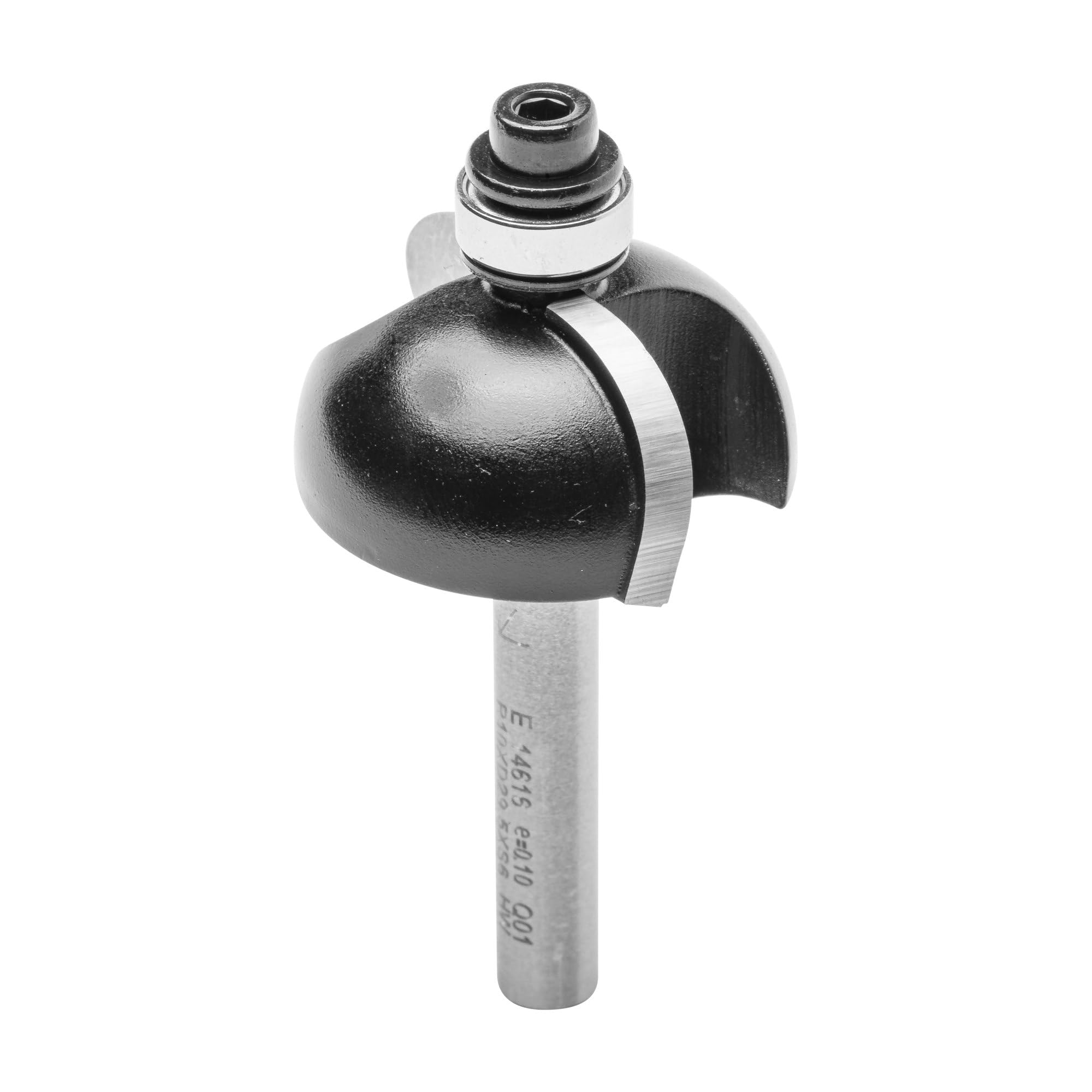 ENT 14616 Frez do fazowania w wegliku, trzpien (S) 6 mm, srednica (D) 29,5 mm, NL 12,7 mm, R 10 mm, SL 32 mm, z lozyskiem kulkowym