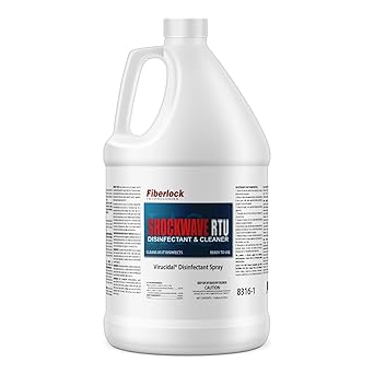 ShockWave RTU Disinfectant Cleaner, 1 Gallon, Ideal for Water Restoration & Flood Mitigation, Hospital Grade Disinfectant, Ready-To-Use Formula