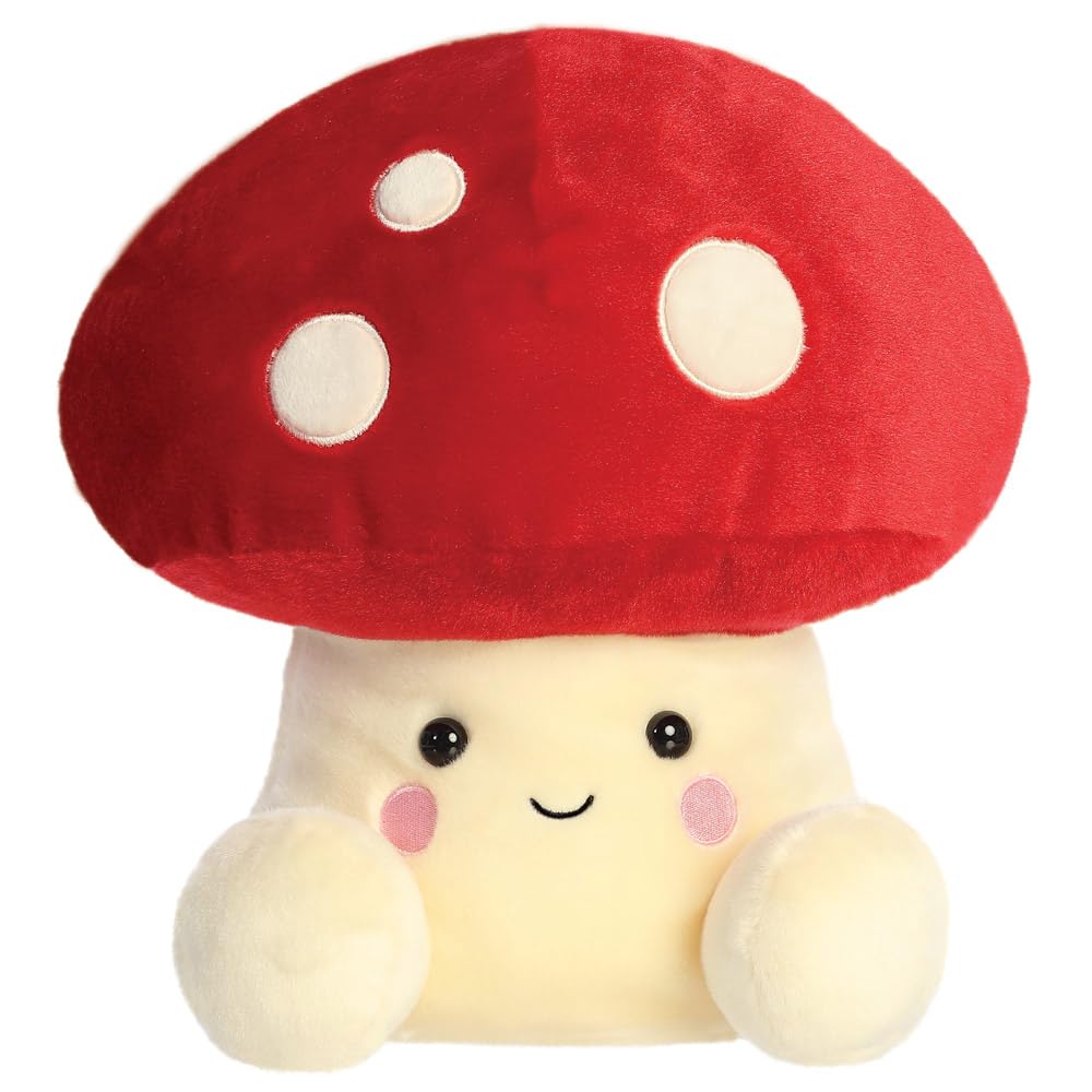 Aurora, 33978, Palm Pals Amanita Mushroom 13In, Soft Toy, Red & Beige