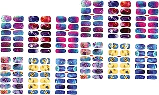 FOMIYES 2 Juegos De Pegatinas Únicas Para Decoración De Uñas Autoadhesivas De Cobertura Completa Para Mujer Diseño Creativo 6 Unidades X 2