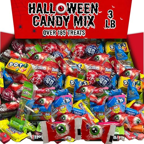 Halloween Candy Assortment in Trick or Treat Bag, 3 Pounds