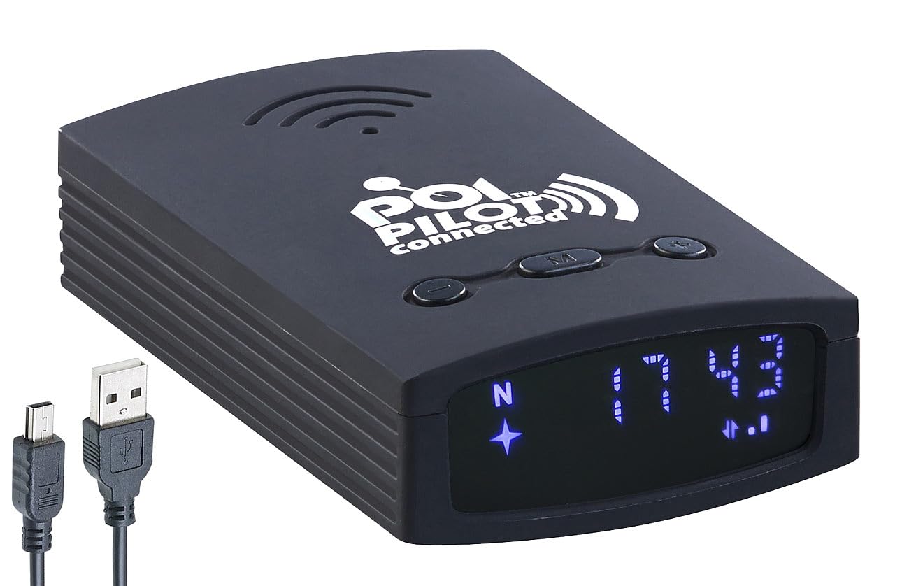 POI Pilot Radarwarner: Connected GPS-Gefahren-Warner mit Integ. SIM-Karte für Live-Updates (Blitzerwarner, Connected Live Radarwarner, Navigationsgerät)