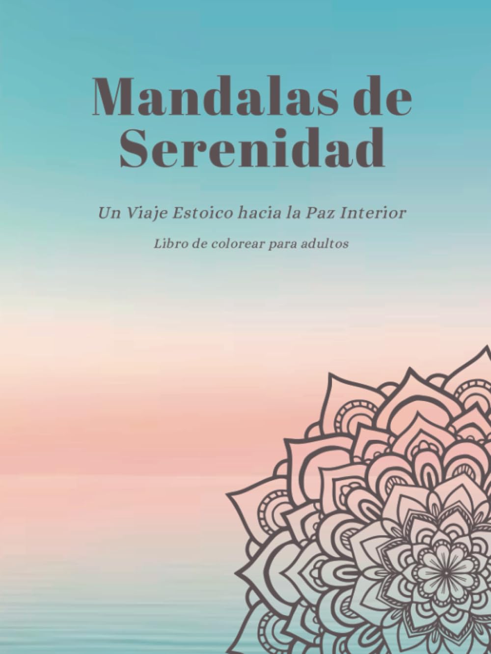 Livre coloriage adulte mandala stoïcien art-thérapie méditation et bien-être