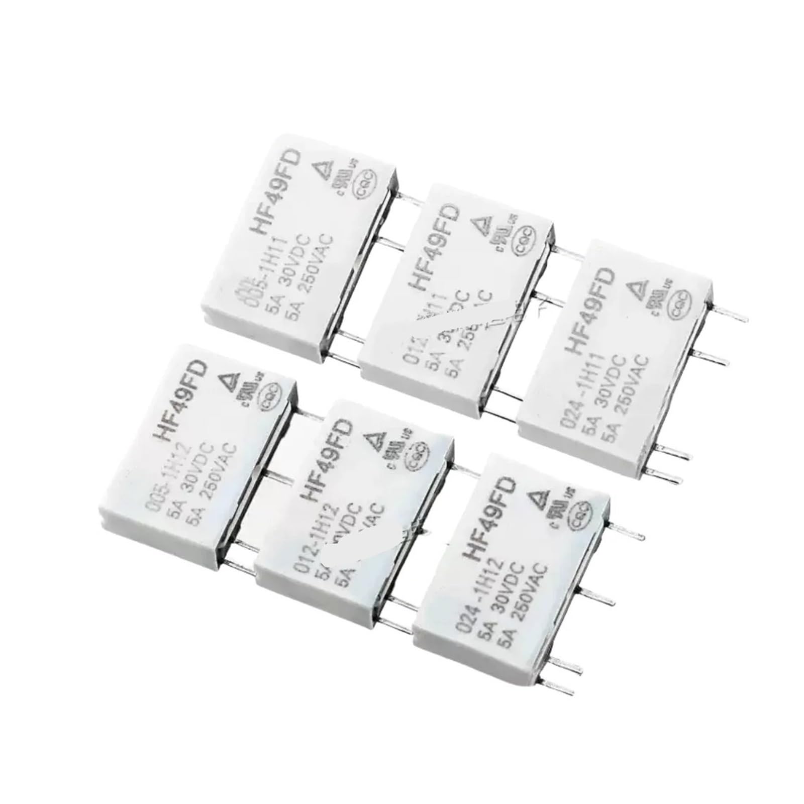 ICXLPMC 10pcs HF49FD-012-1H11 4PIN 5A 12VDC