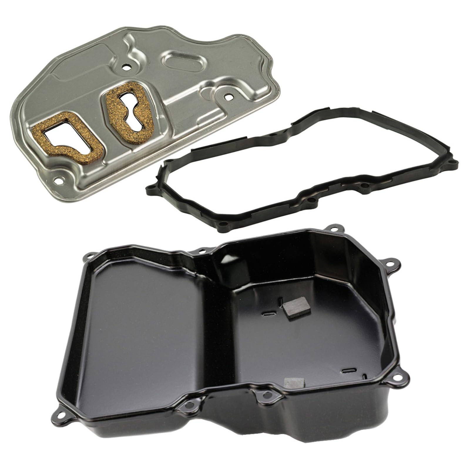 Bapmic 09G321361A Automatic Transmission Oil Pan with Gasket &amp; Filter for Volkswagen Beetle Golf CC Jetta Passat