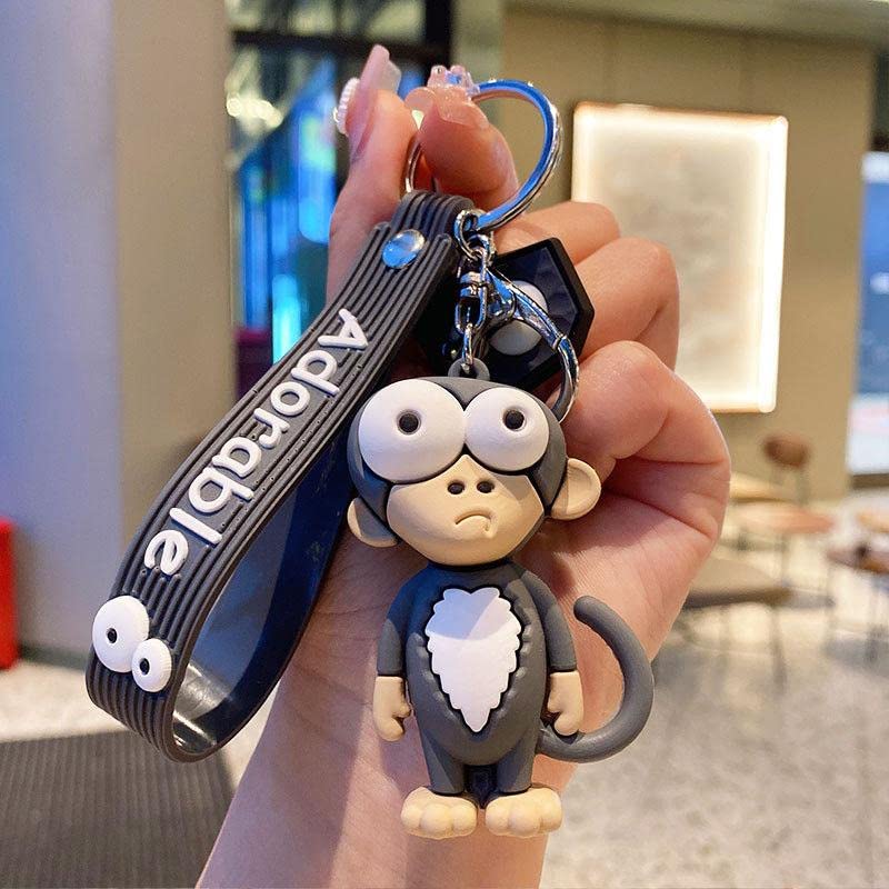 Image of Cute Cartoon BTS Keychain for Girls and Boys - Gift for Army and Kpop Lovers - Bag, Luggage Keyrings, Albums Keys Gifts