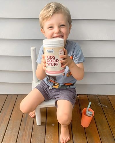 Miniatura 9 de Nuzest - Kids Good Stuff - Mezcla de batido vegano - Fresa silvestre - Suplemento nutricional multivitamínico Batido de proteínas - Sin lácteos -