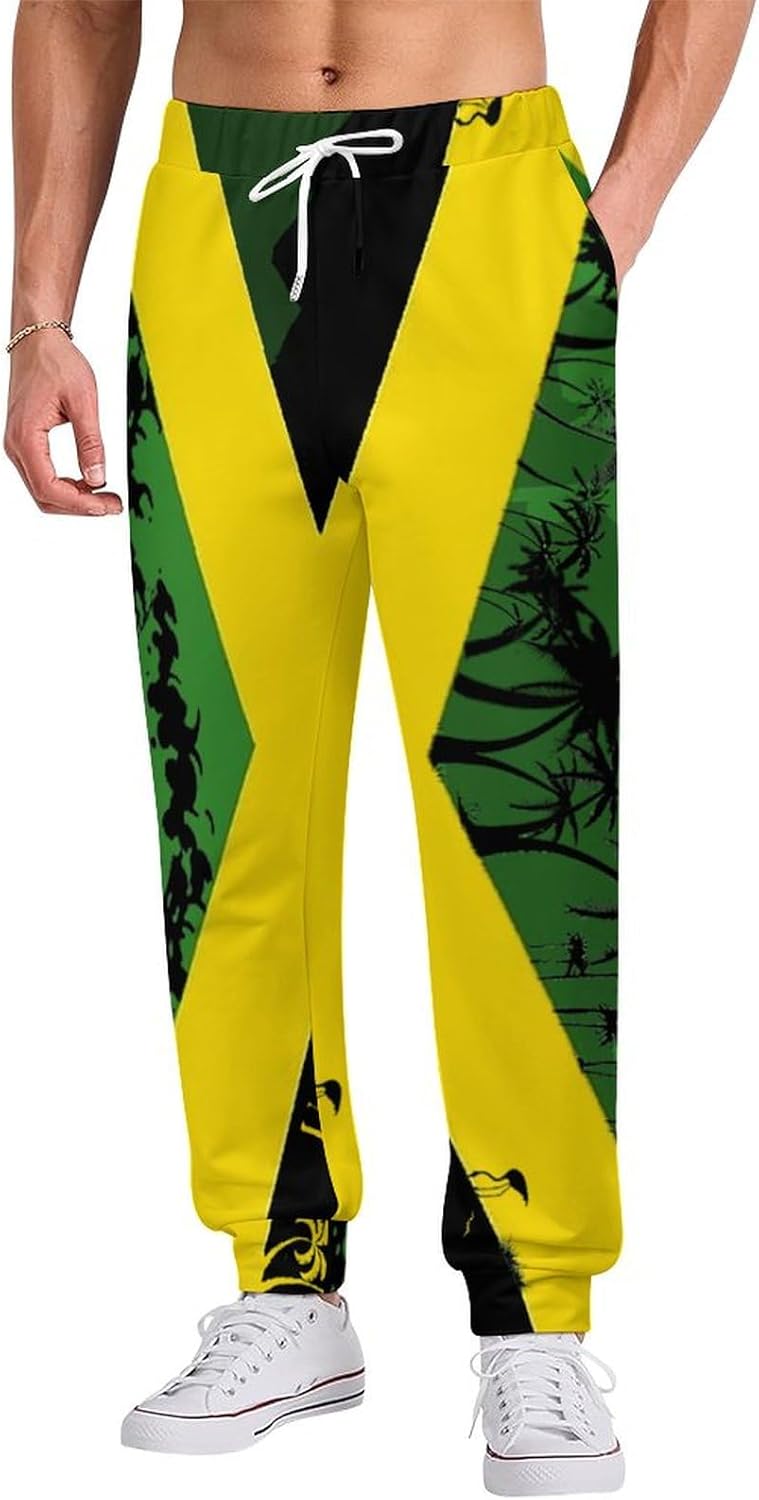 Argentina Flag Mens Cool Joggers Pants 3D Casual Novelty Casual Sweatpants with Drawstring