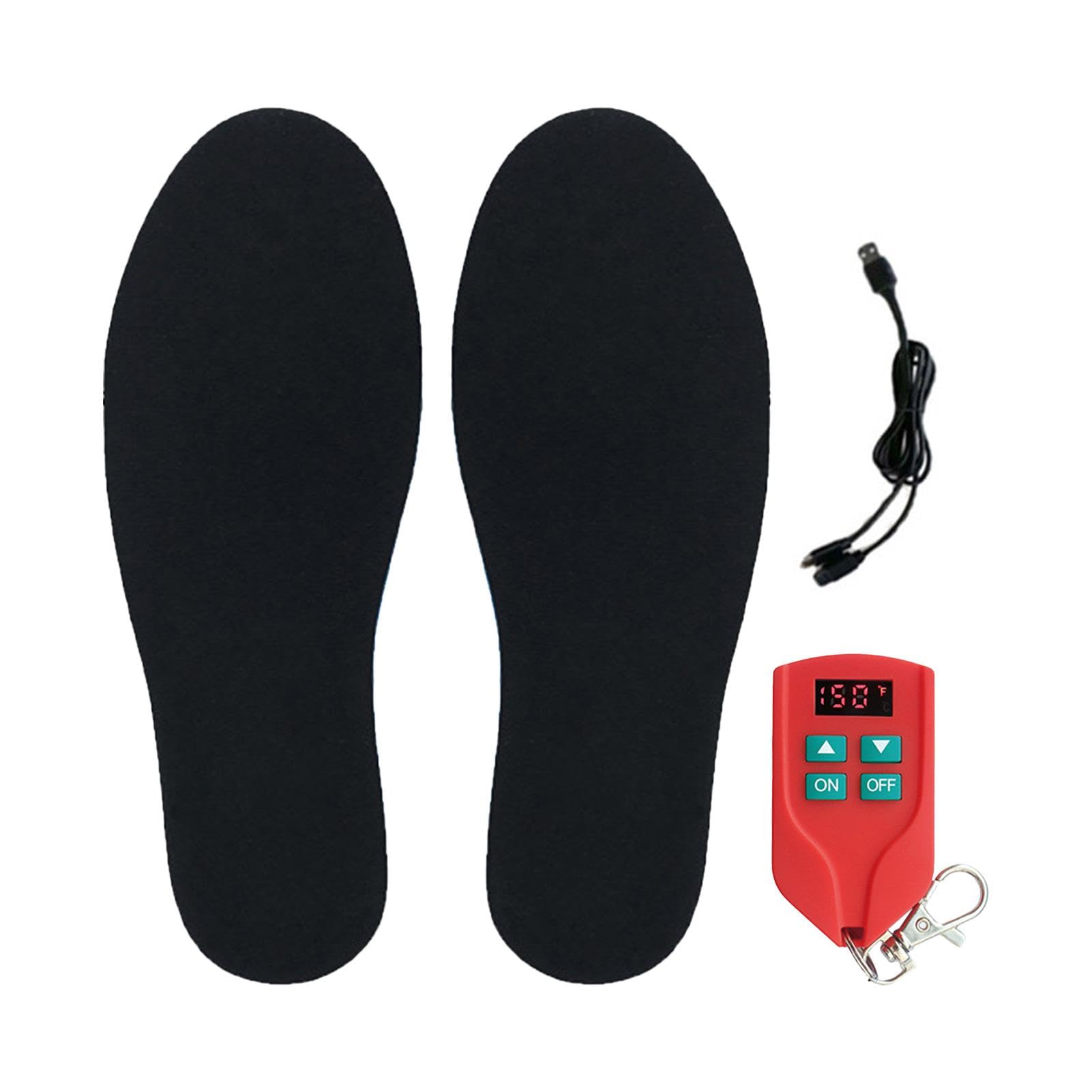Semelles Chauffantes pour Homme Respirantes, Lavables, Thermiques, Coussins | Semelles Chauffantes Électriques Respirantes Lavables Ski Moto Randonnée Camping Chasse