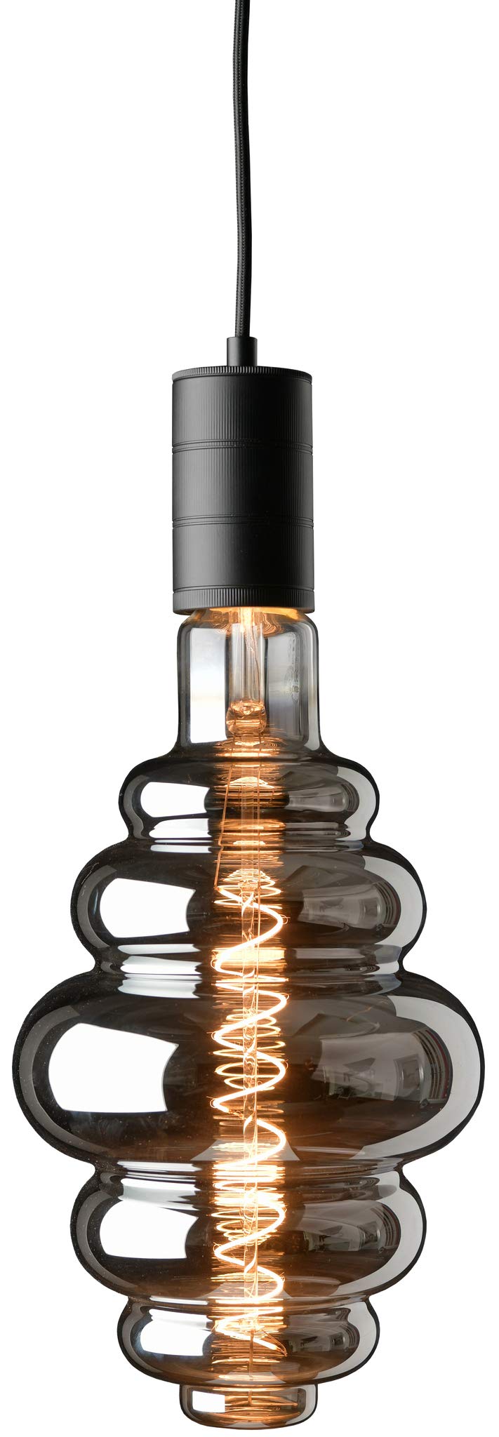 Calex Grey Xxl Paris Led-Filament Lampion 6W (Ersetzt 10W) E27 Titanium