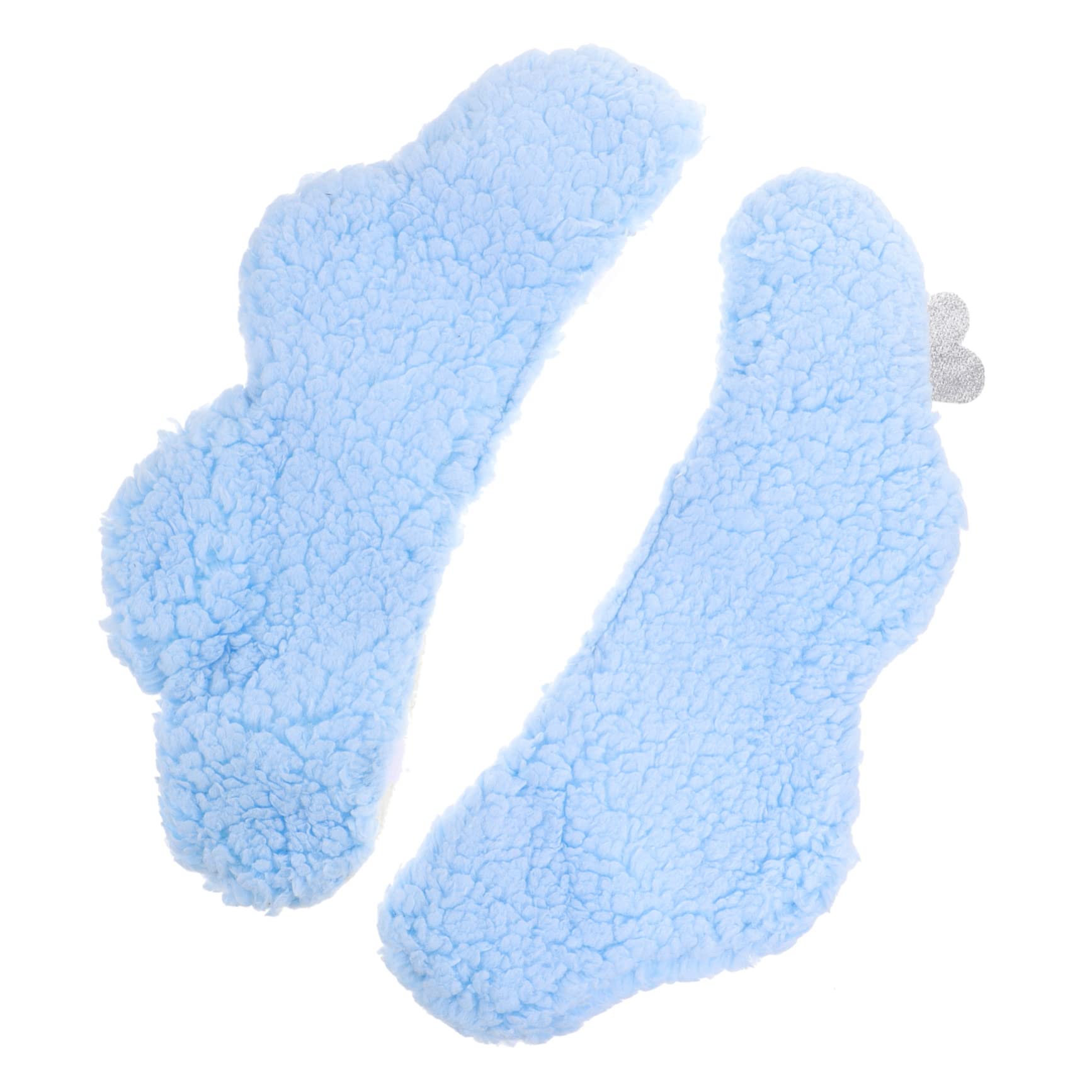 Ciieeo Toilet Seats Warmer Pad Set 2 Pcs Soft Cotton Velvet Self-Adhesive Easy to Clean Toilet Seat Covers for Home Random