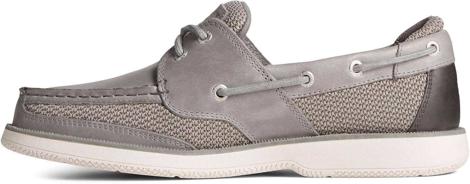 Sperry Men's, Surveyor 2 Eye Boat Shoe Gray 13 M - Image 3