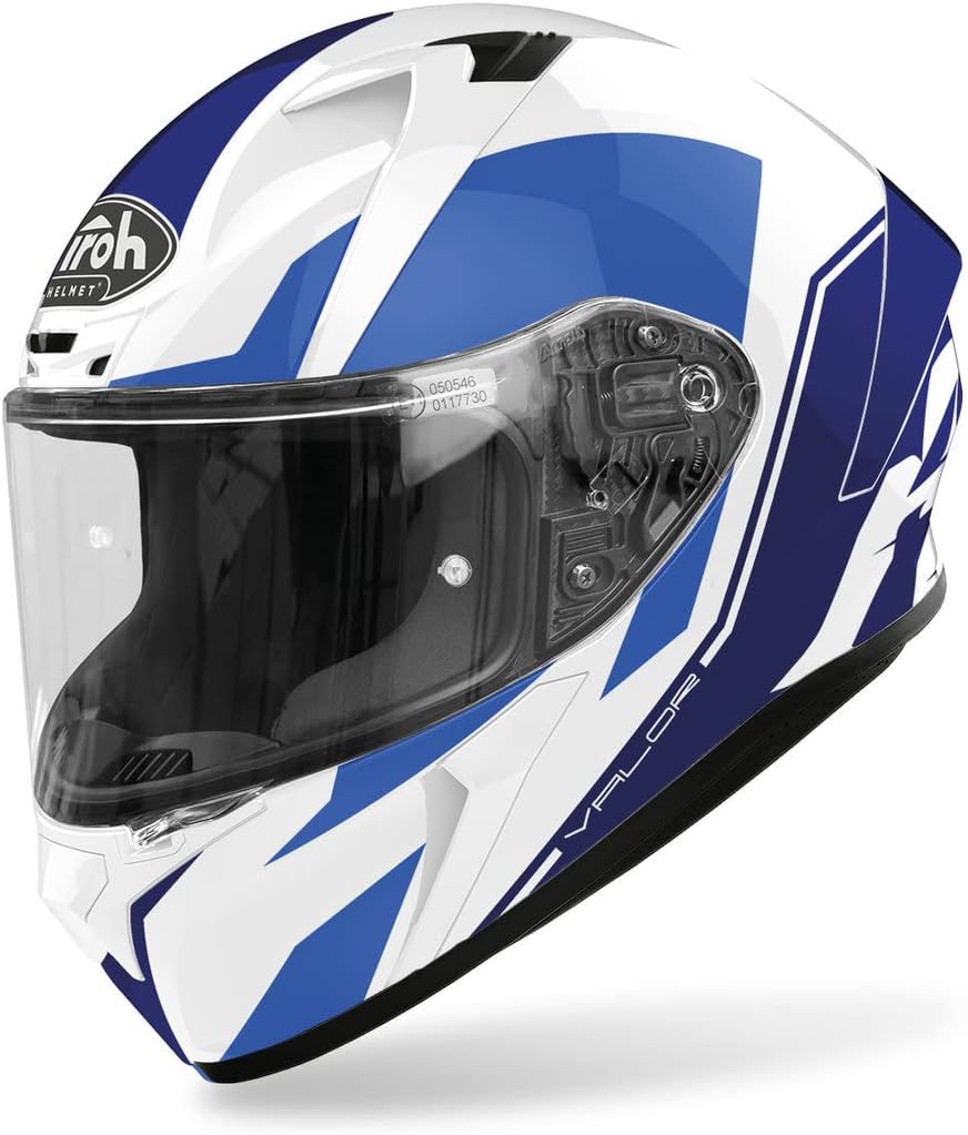 AirohVALOR WINGS BLUE GLOSS XL HELMET