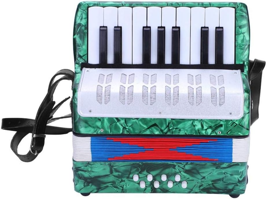 Jouet Musical éducatif Accordéon Enfant 17 Touches 8 Basses - Rouge