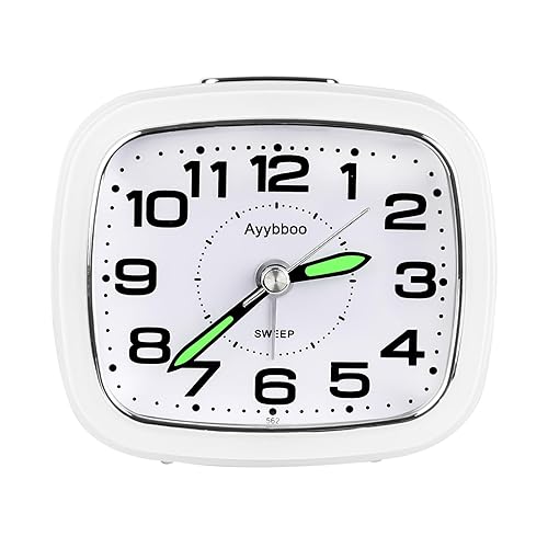 Réveil des Enfants,Reveil de Voyage de Chevet sans Tic-Tac avec