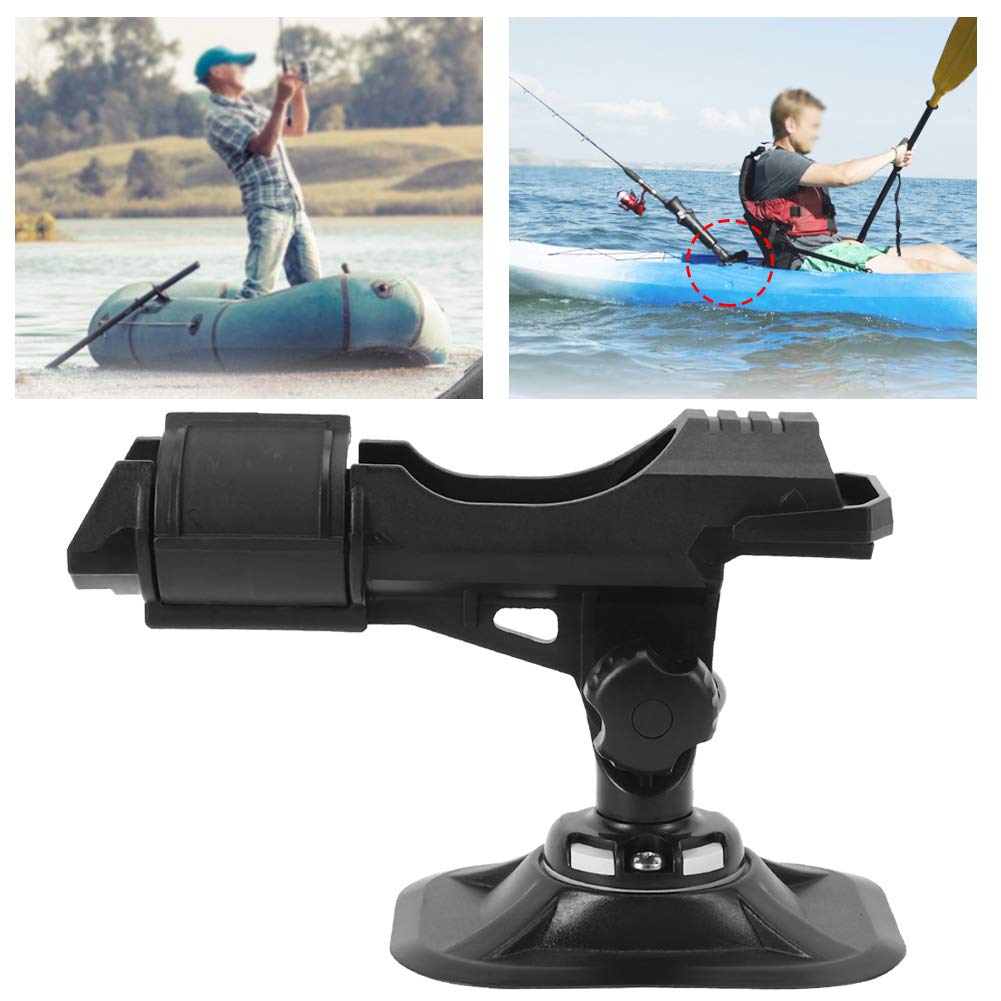 MAGT Supporto per Canna da Pesca Porta Canne da Pesca, Regolabile in PVC per Gommone da Kayak