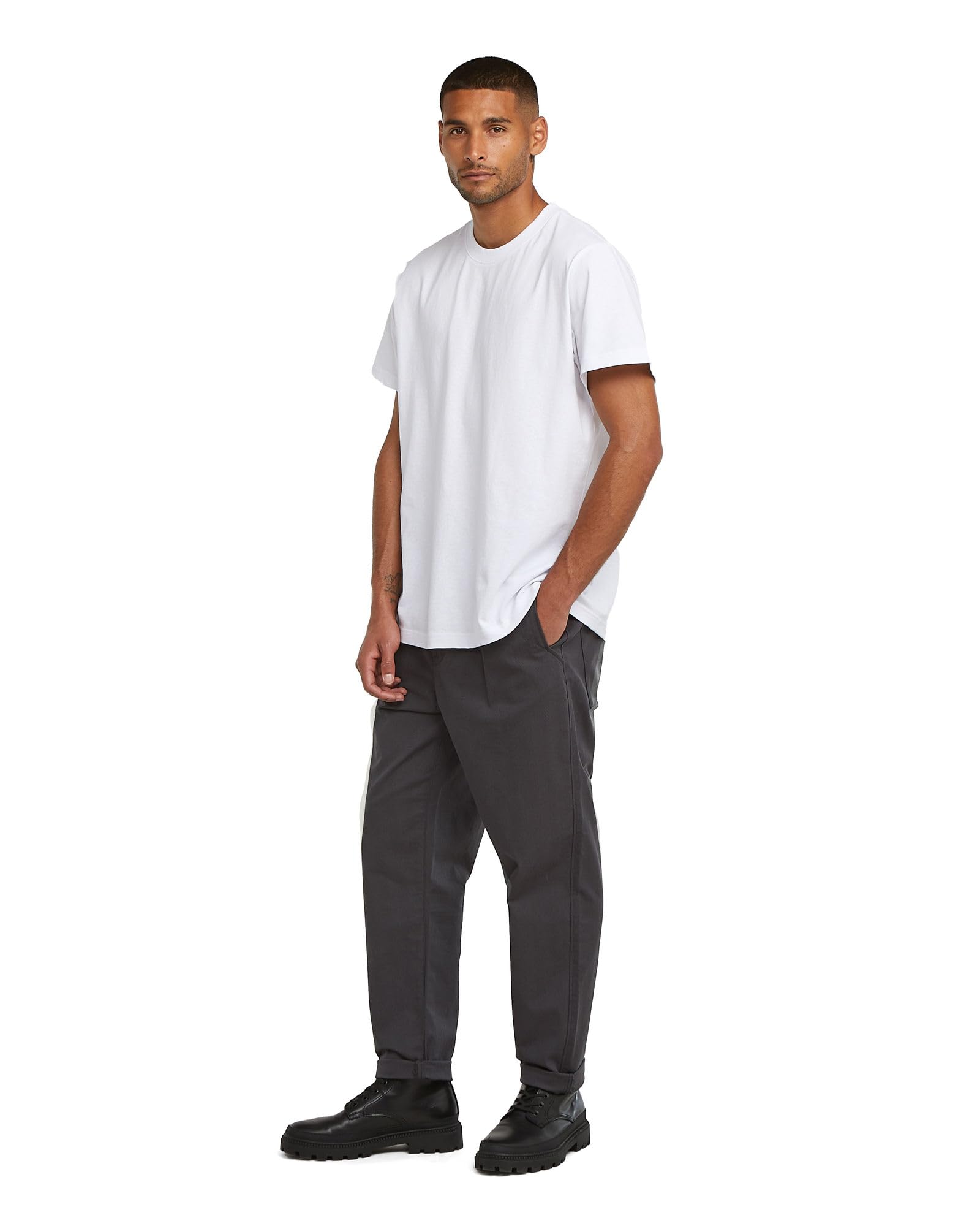G-STAR RAW Pleated Chino Relaxed Tapered - Spodnie Mężczyźni