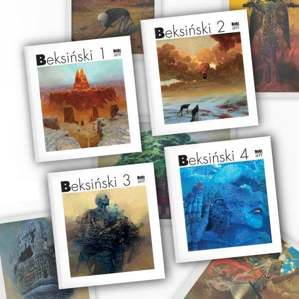 新品 ベクシンスキー 5冊 箱なし Beksinski 画集 ポーランド 輸入