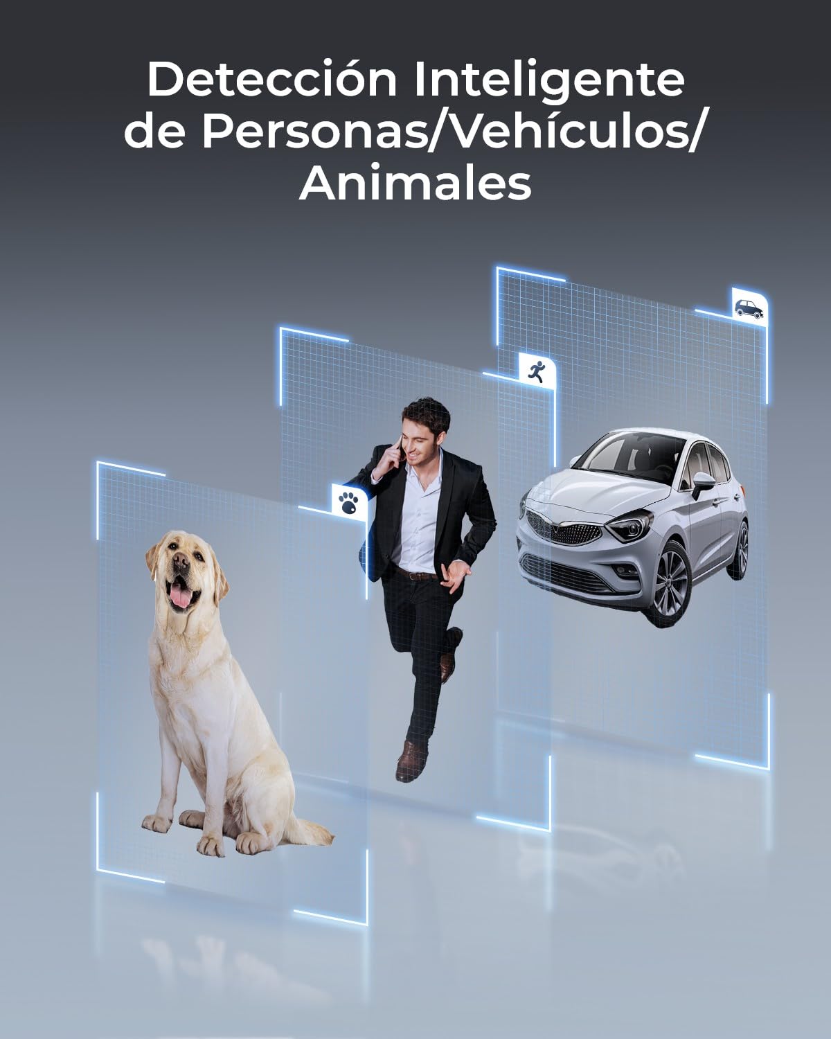 Reolink 4K PTZ Cámara Vigilancia Exterior PoE, 16X Zoom Óptico 3D, 360°/90° Pan & Tilt, Visión Nocturna en Color, Detección Persona/Vehículo/Animale, Audio Bidireccional, Soporta microSD, RLC-823S2 | PoE, 360°/90° Pan & Tilt, Visión Nocturna en Color, Det