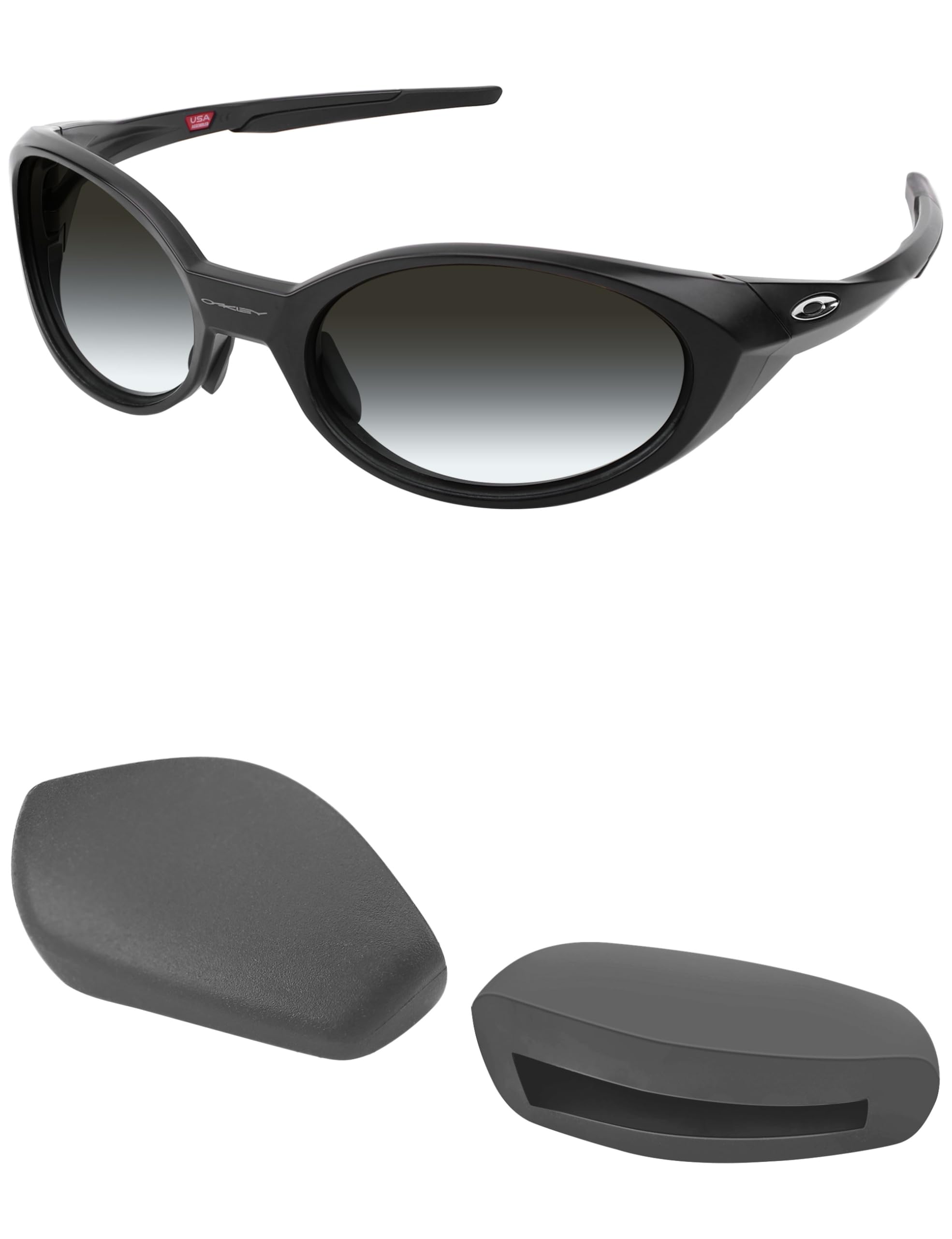 Amazon | Mryok 交換用ノーズピース Oakley Eye Jacket Redux OO9438