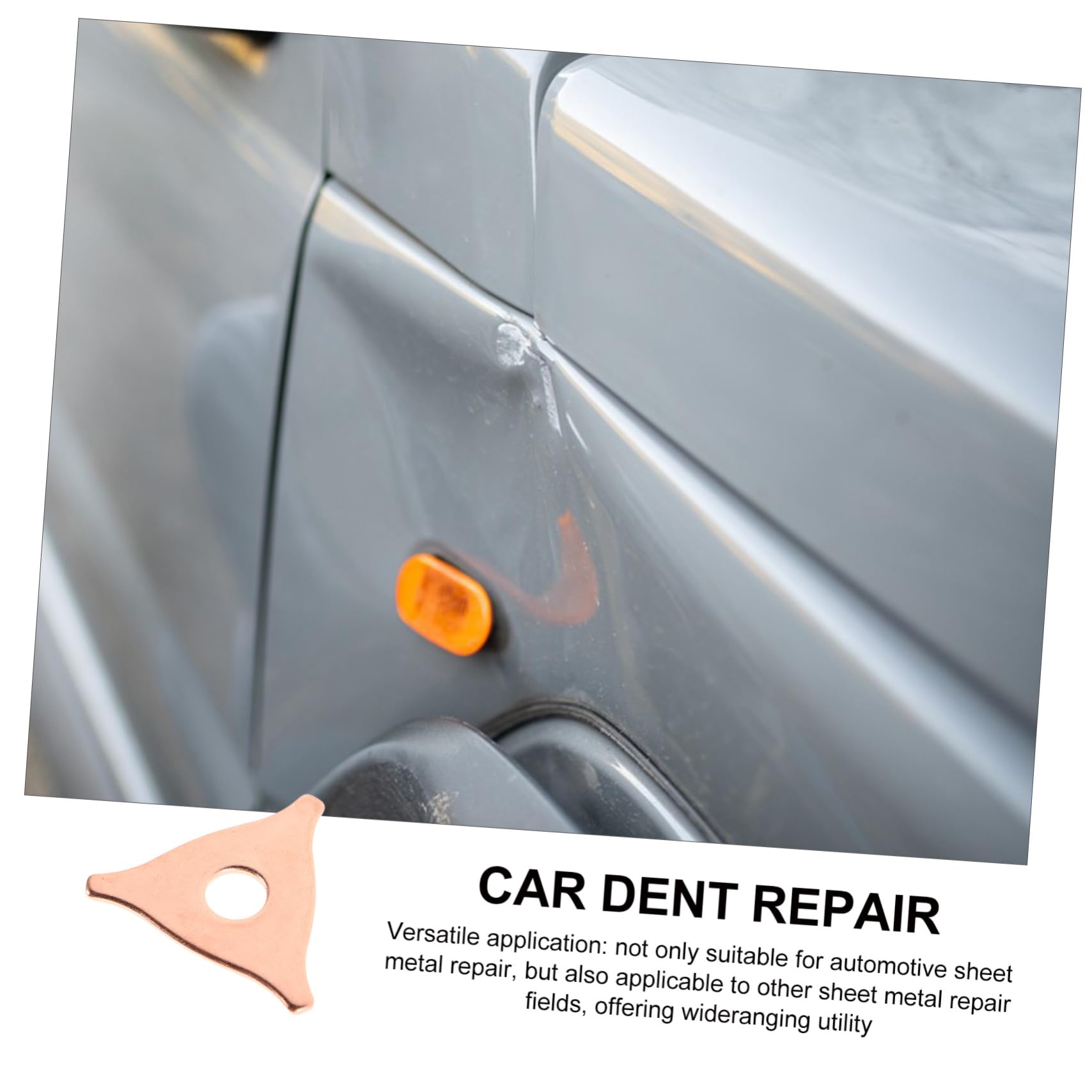 POPETPOP Kit de Réparation 100 Pièces pour Carrosserie Automobile en Métal Or Extracteur, Ensemble D'outils de Débosselage Fiable et Facile D'utilisation pour Propriétaires