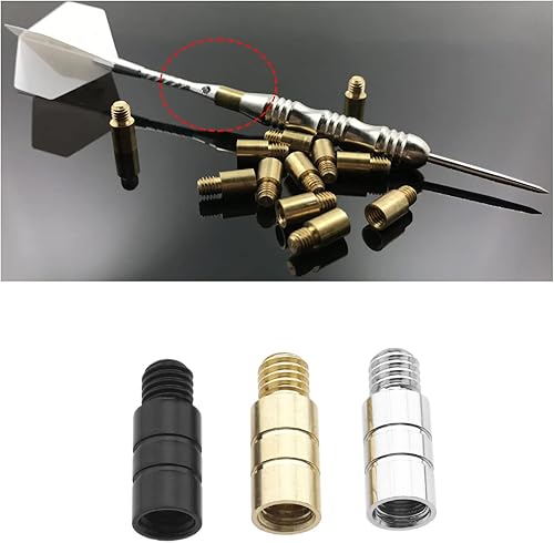 Miniatura 2 de ECSiNG Pesas de dardos de latón de 2BA, 12 unidades, pesas de barril de dardos de latón de precisión, accesorios para sala de juegos, dormitorio