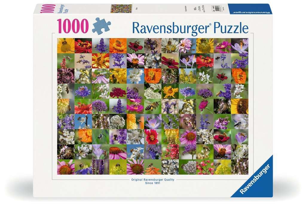 Ravensburger Bee Collage 1000 Piece Jigsaw Puzzles for Adults and Kids Age 12 Years Up