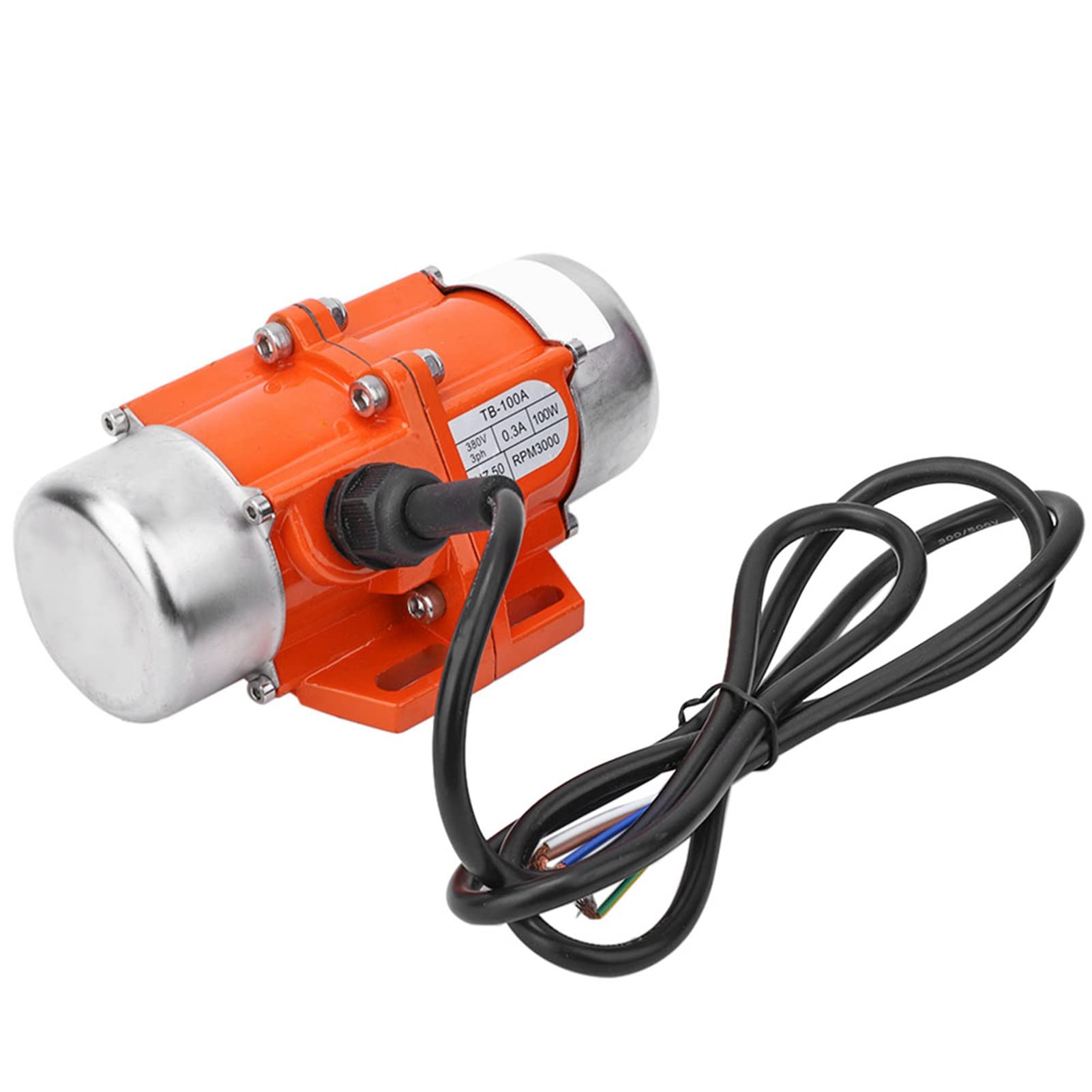 Moteur, 30W-100W 3000 RPM 1/3 Phase Vibrateur Moteur Vibrateur Asynchrone pour Équipement Mécanique (1 Phase 30W), Vibrateurs à Béton (Triphasé 100W)