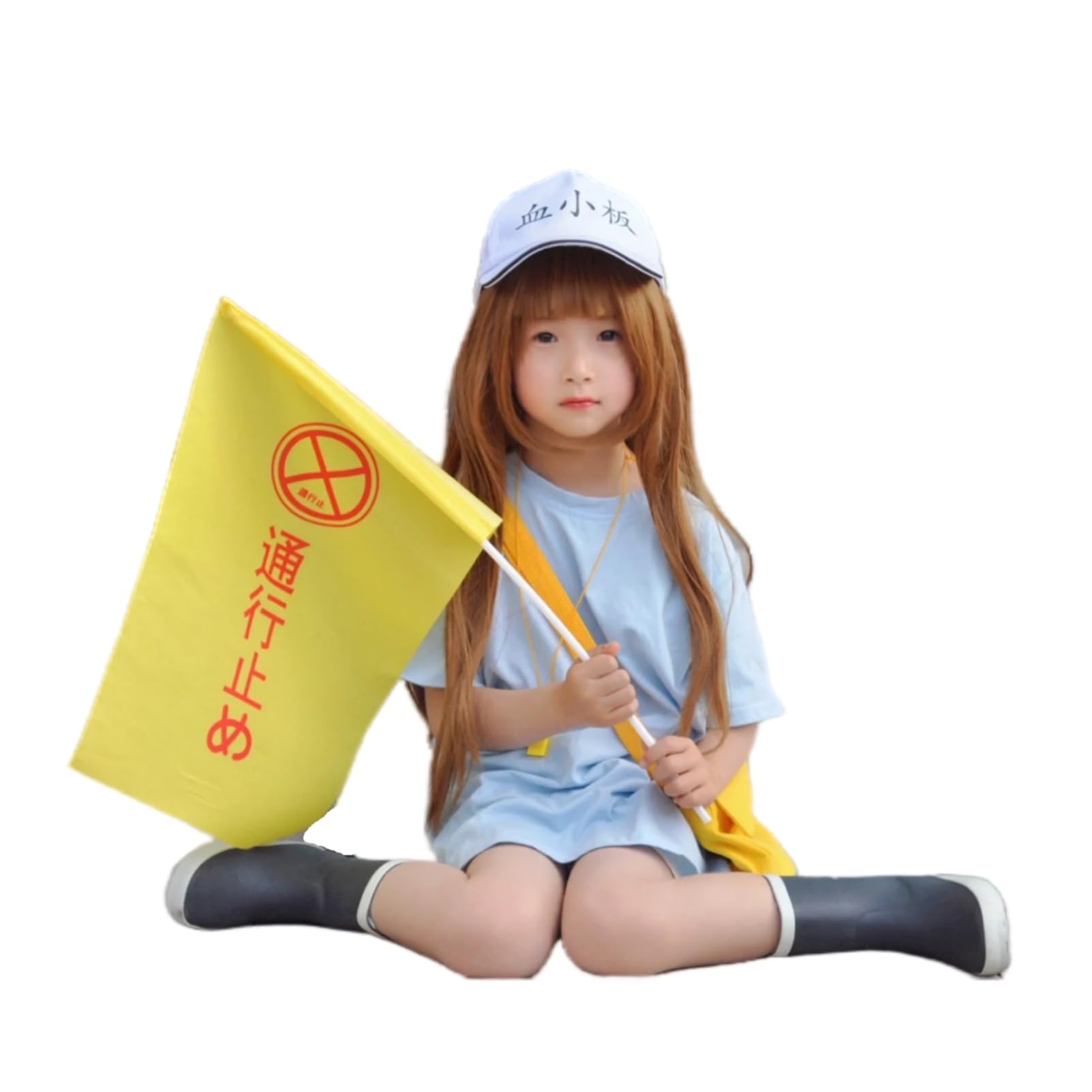 R⑪5 はたらく細胞 血小板 コスプレ 小学生 旗 笛 バッグ 誘導棒 幼稚園 R⑪5 はたらく細胞 血小板 コスプレ 小学生 旗 笛 バッグ 誘導棒