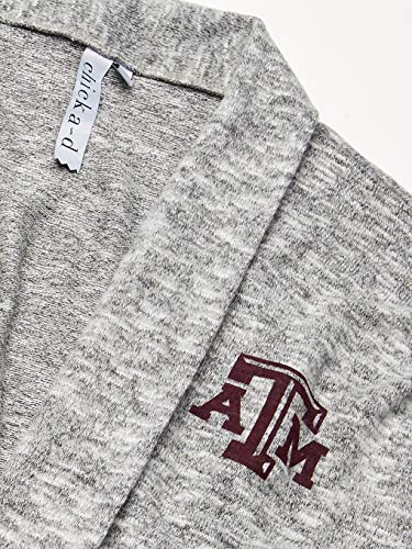 Image of chicka-d Women's Cozy Fleece Cardigan Heather Grey