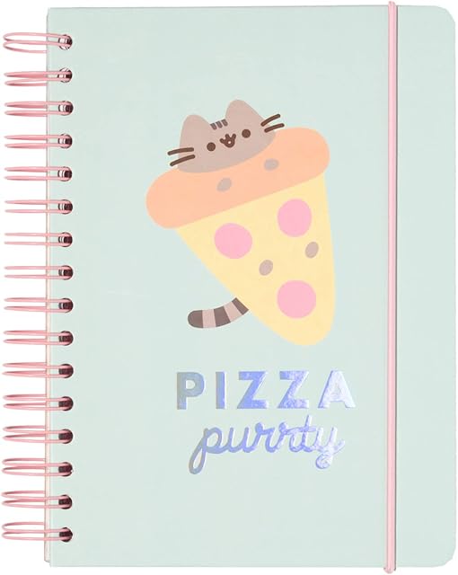 Official Pusheen A5 Notebook - Bullet Journal - Notebooks A5 - Notepads A5 - A5 Notepad - Dotted Bullet Journal - A5 Dotted Notebook - Sketchbook A5 - Pusheen Gifts