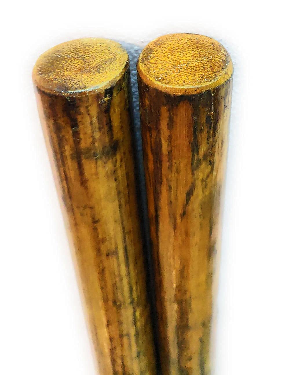 India Bamboo Depot Silambam Traditional Cane Furniture (Pirambu) Stick for Gymnastic I Fitness I Yoga I Martial Arts I Self Defense I Karate I Light Weight and Extra Flexible 3.3 feet (A Pair)